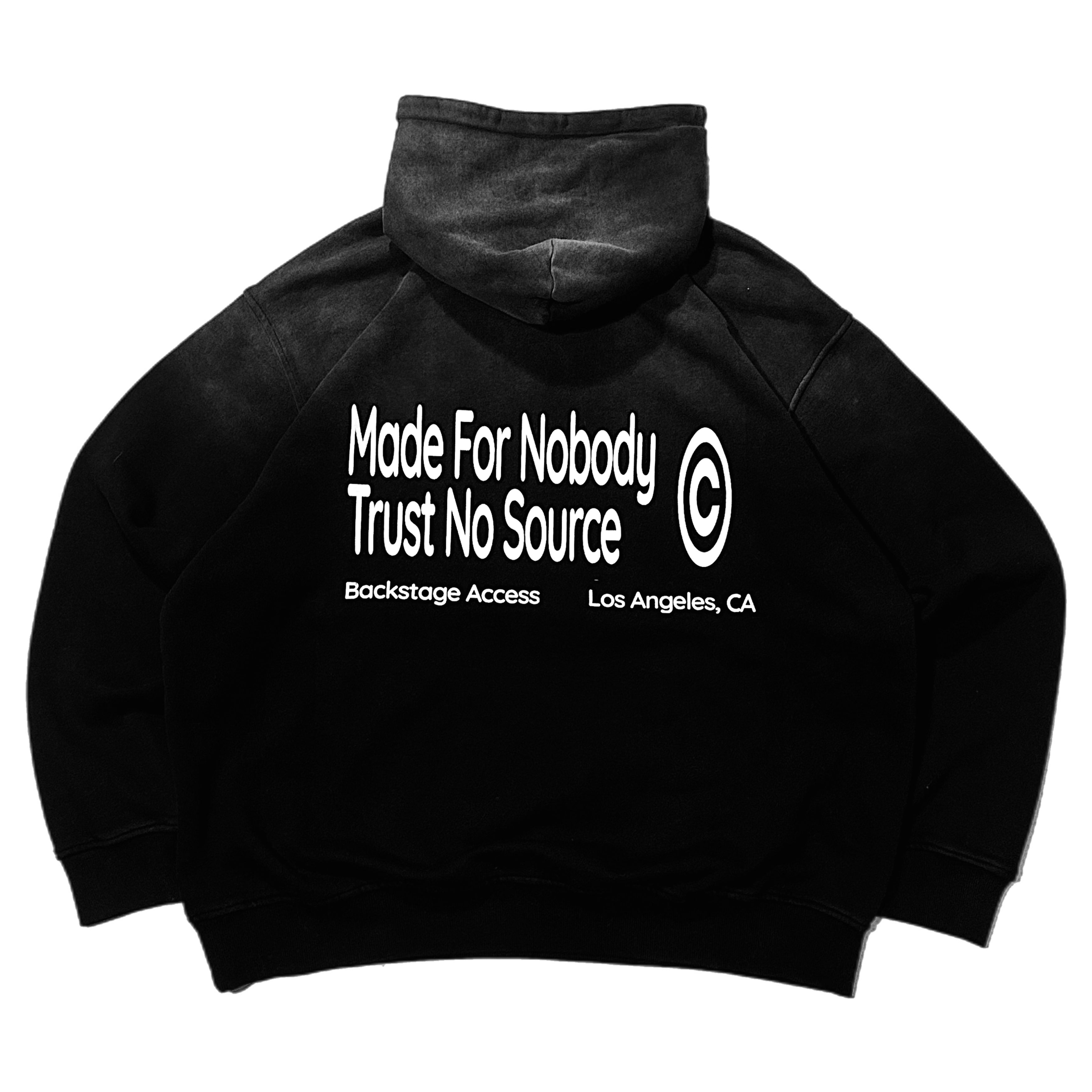 TRUST NO SOURCE HOODIE